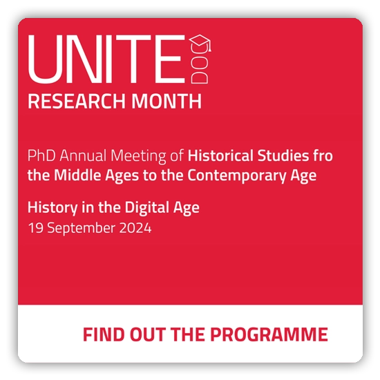 PhD Annual Meeting of Historical Studies from the Middle Ages to the Contemporary Age - History in the Digital Era