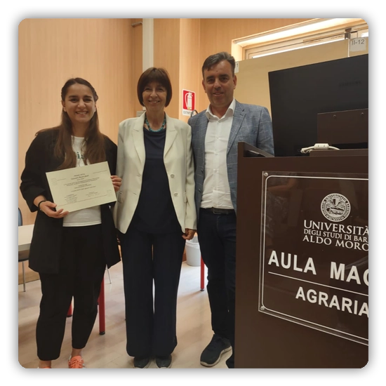 Conferito il "Premio SISTAL Giovani Ricercatori 2024" a Giulia D'Alessio, assegnista di Ricerca del Dipartimento di Bioscienze e tecnologie agro-alimentari e ambientali