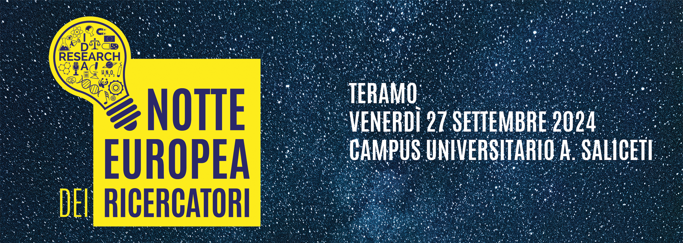 Notte Europea dei ricercatori 2024 - Università di Teramo