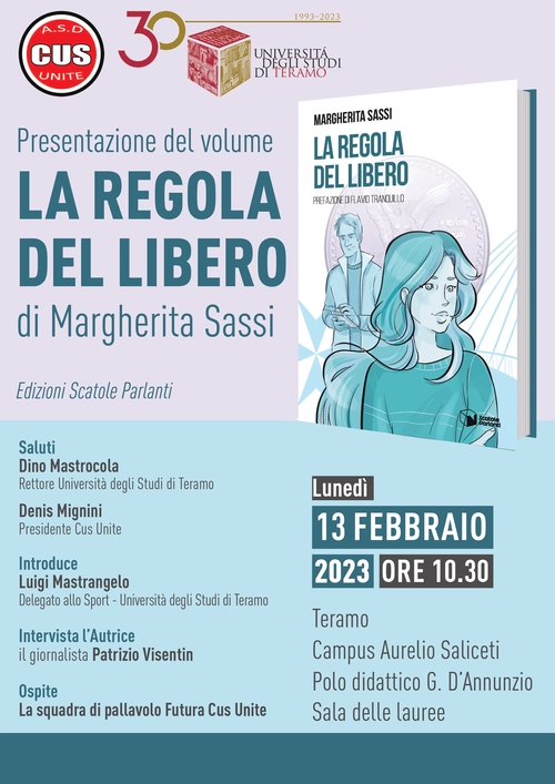 Presentazione del volume: "La regola del libero" di Margherita Sassi