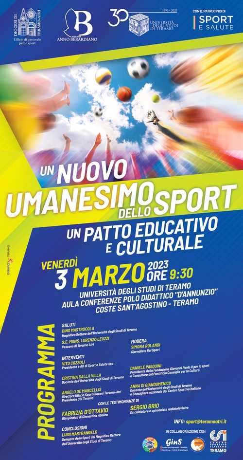 Convegno SportUniTe: "Un nuovo umanesimo dello sport" - Un patto educativo e culturale