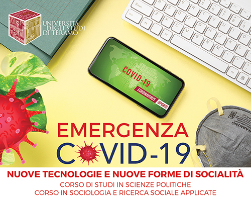 "Nuove tecnologie e nuove forme di socialità": ciclo di webinar sull'emergenza Covid-19